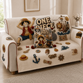 OPC Tufted Sofa Cover & Pillow Set DNBN