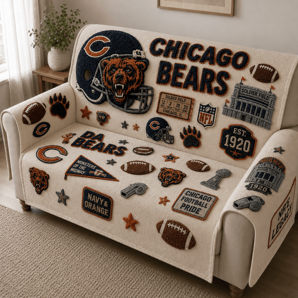 CCB Tufted Sofa Cover & Pillow Set DNBN