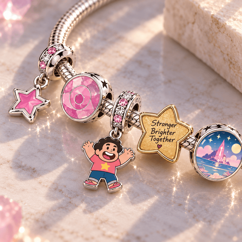 STUN Sliver Charm Bracelet Set PTT