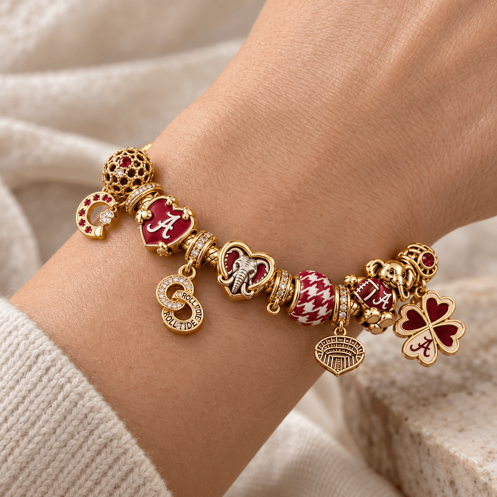 ACT Gold Charm Bracelet Set PTKL