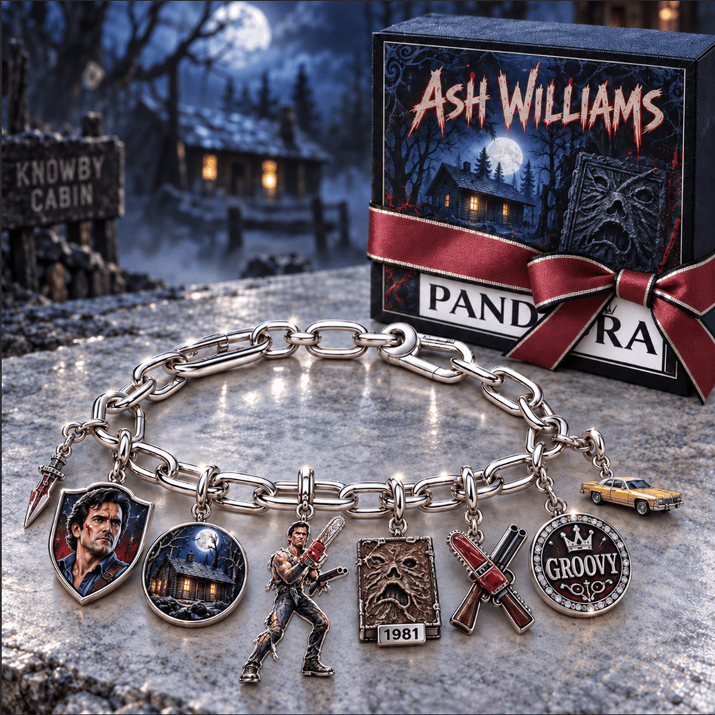 ASH Silver Charm Bracelet Set NTVA